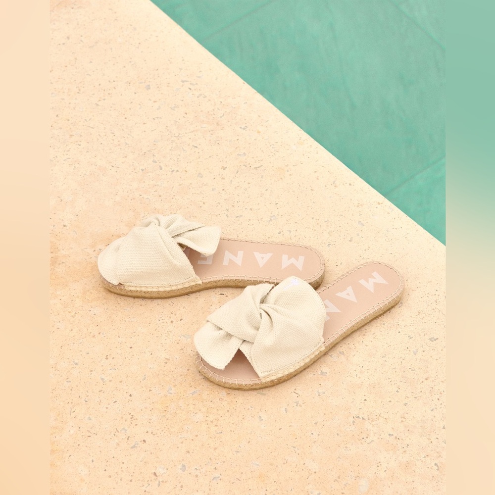 NWOB Manebí Organic Hemp Sandals With Knot La Havana Size 39